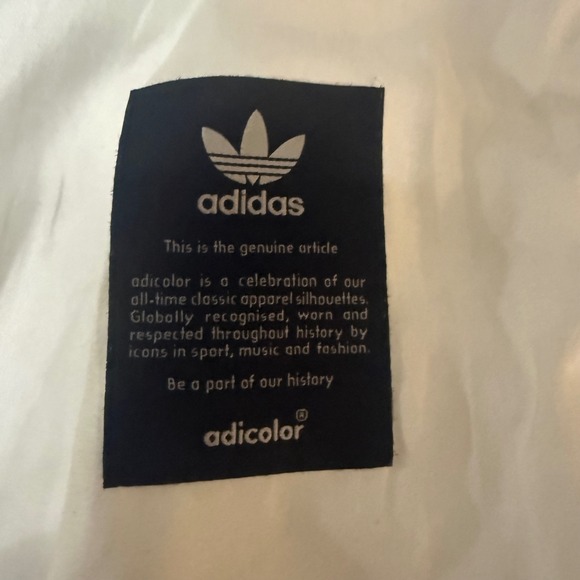 Adidas Originals Adicolor White Floral Lace Track Jacket Trefoil Bomber Womens M - Picture 4 of 10